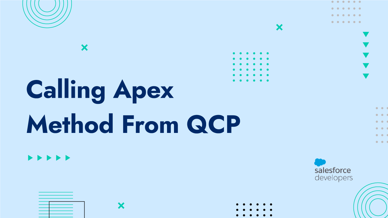 Apex Method Call From QCP